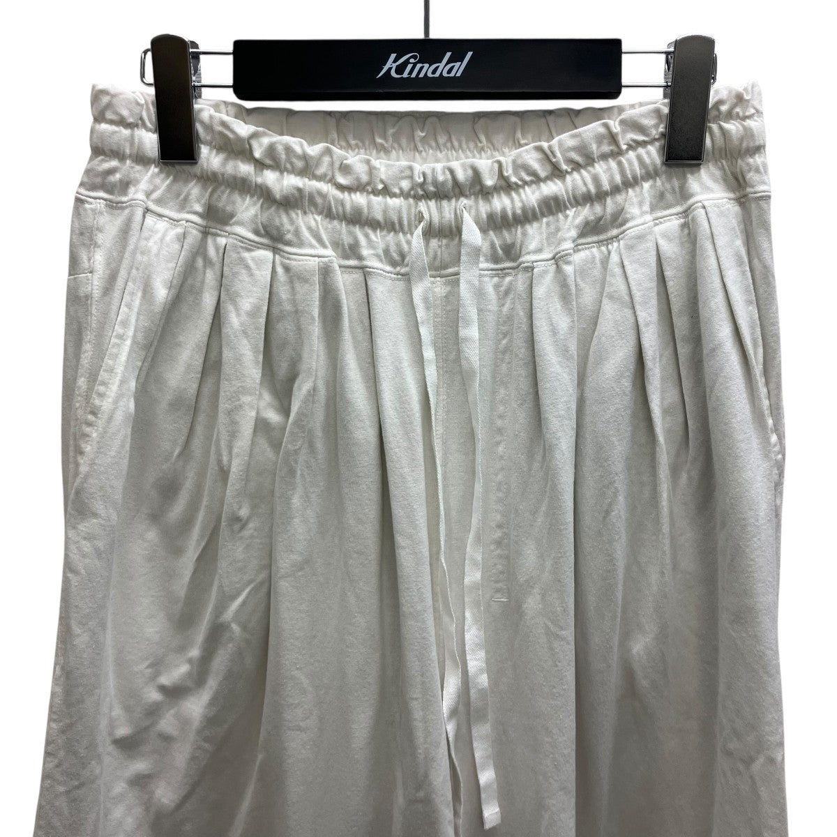 ANCELLM DRAPE WIDE EASY CUT SLACKS ワイドカットスラックス 古着・中古-2枚目のアイテム画像
