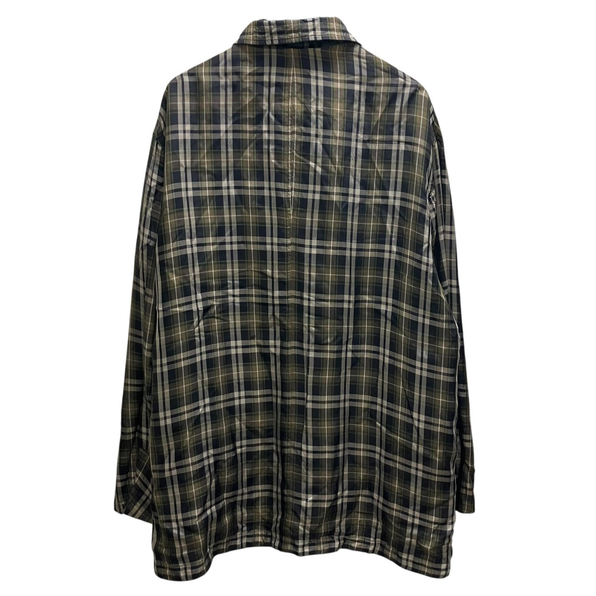 Y’S for men 98SS リバーシブルチェックコート 古着・中古-9枚目のアイテム画像