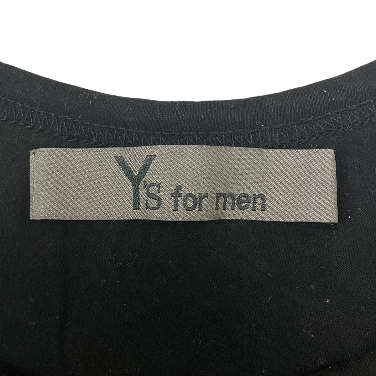 Y’S for men ロゴコットン天竺Tシャツ 古着・中古-5枚目のアイテム画像