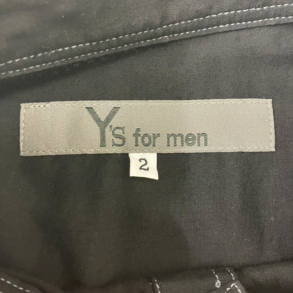 Y’S for men 24SS DOUBLE STITCH SHIRT ステッチシャツ 古着・中古-6枚目のアイテム画像