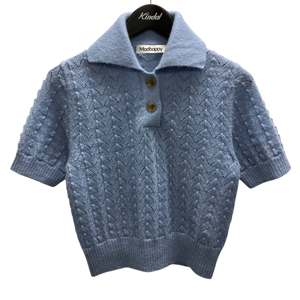 Madhappy Short Sleeve Mohair Sweater 半袖ニット 古着・中古-1枚目のアイテム画像