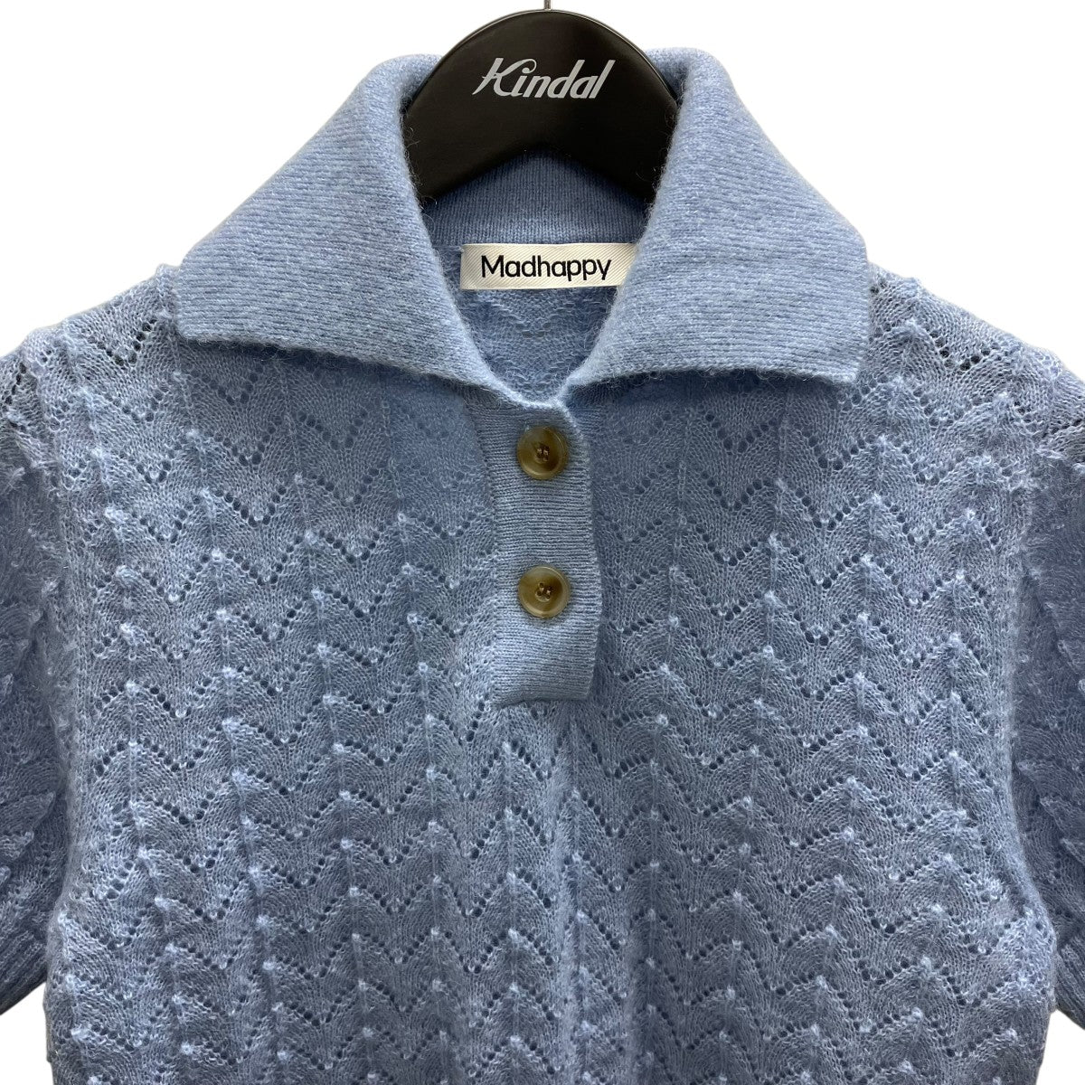 Madhappy Short Sleeve Mohair Sweater 半袖ニット 古着・中古-2枚目のアイテム画像