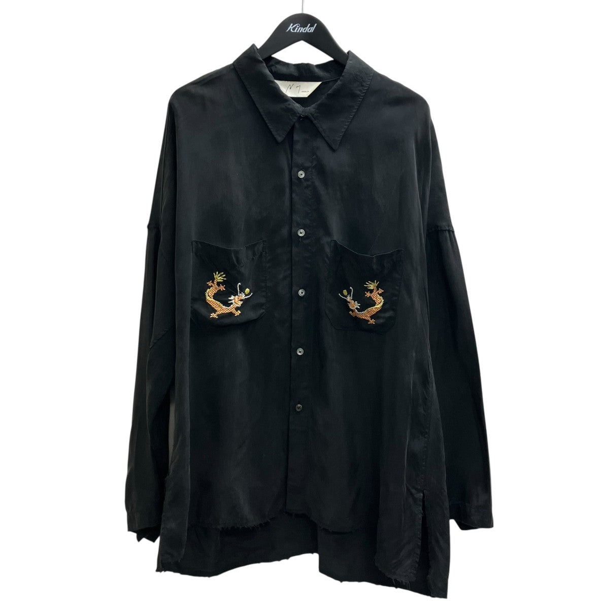 ANCELLM AGING EMBROIDERY SHIRTエンブロイダリーシャツ 古着・中古-1枚目のアイテム画像