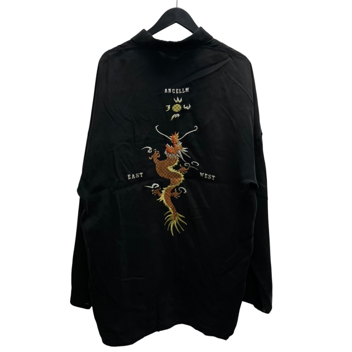 ANCELLM AGING EMBROIDERY SHIRTエンブロイダリーシャツ 古着・中古-2枚目のアイテム画像