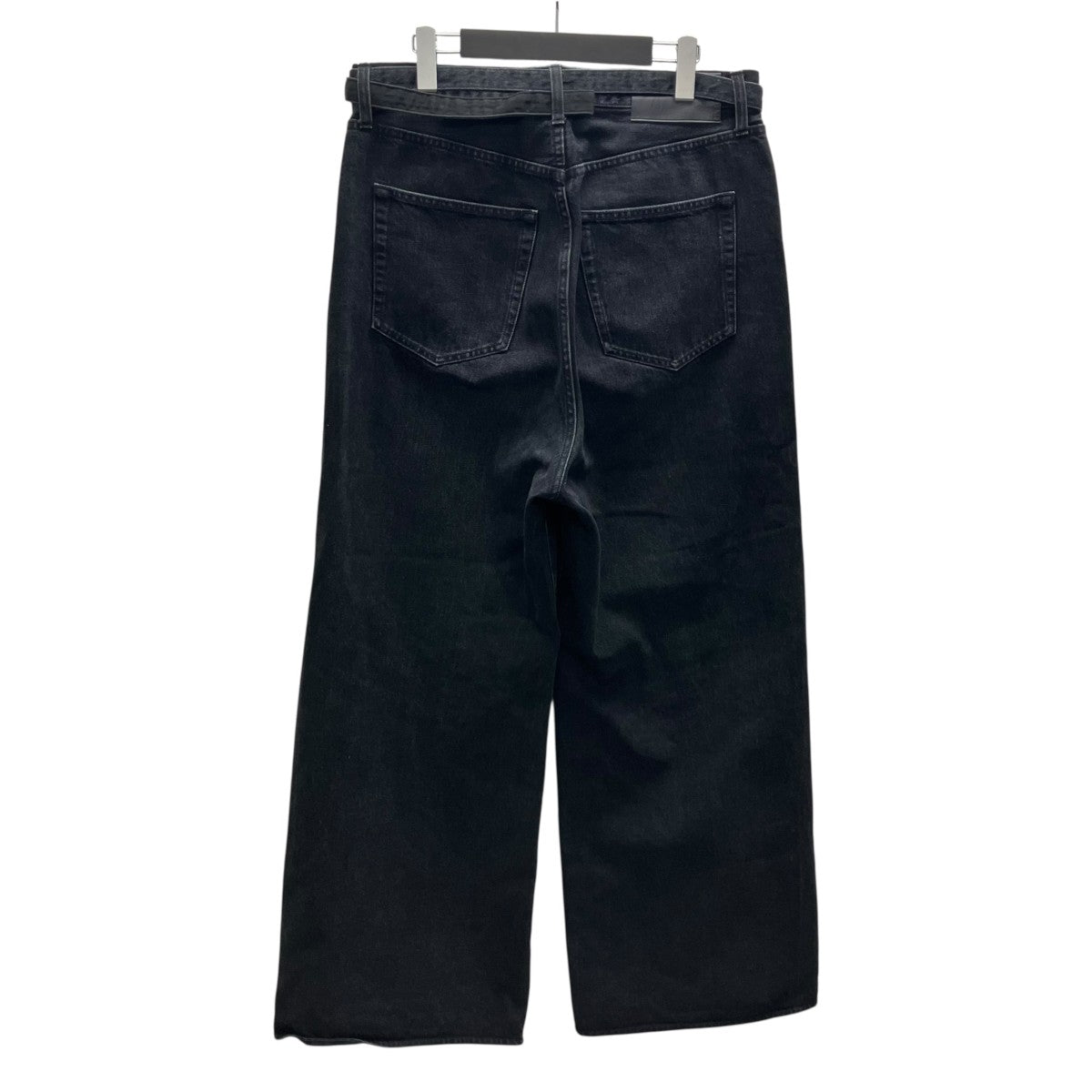 sacai Wide Denim Pants ベルテッドワイドデニムパンツ 古着・中古-3枚目のアイテム画像