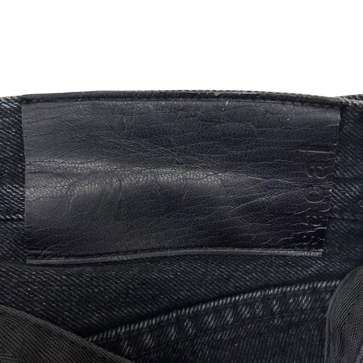 sacai Wide Denim Pants ベルテッドワイドデニムパンツ 古着・中古-8枚目のアイテム画像