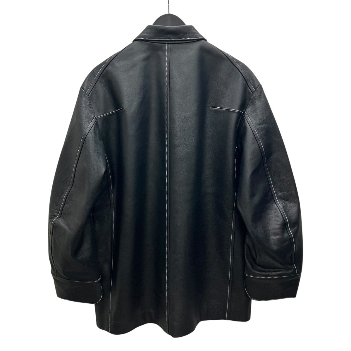 URU EX LEATHER COVERALL レザーカバーオールジャケット 古着・中古-3枚目のアイテム画像