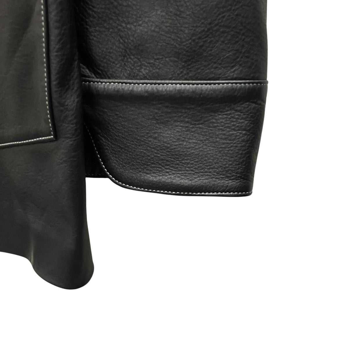 URU EX LEATHER COVERALL レザーカバーオールジャケット 古着・中古-5枚目のアイテム画像