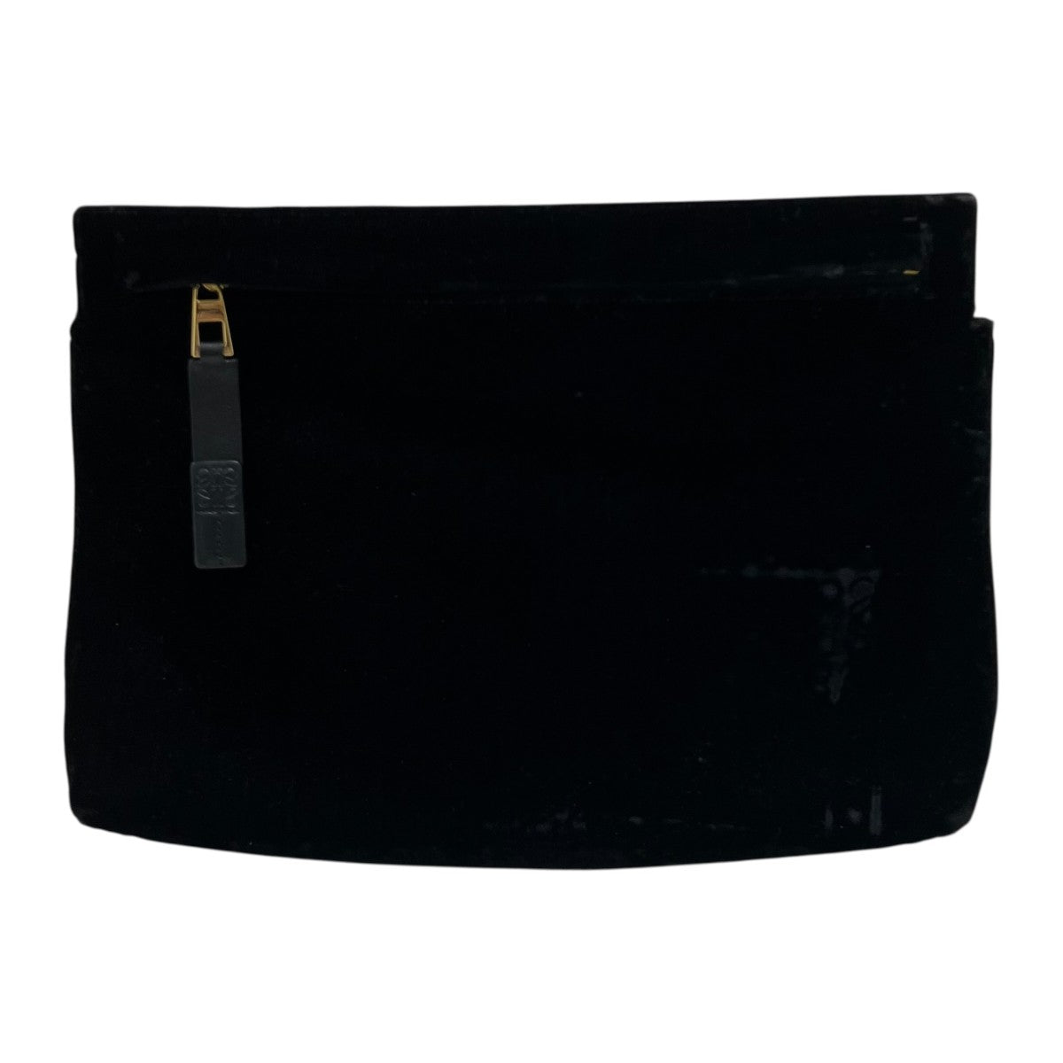 LOEWE ベロアエンブロイダリークラッチバッグ 古着・中古-1枚目のアイテム画像