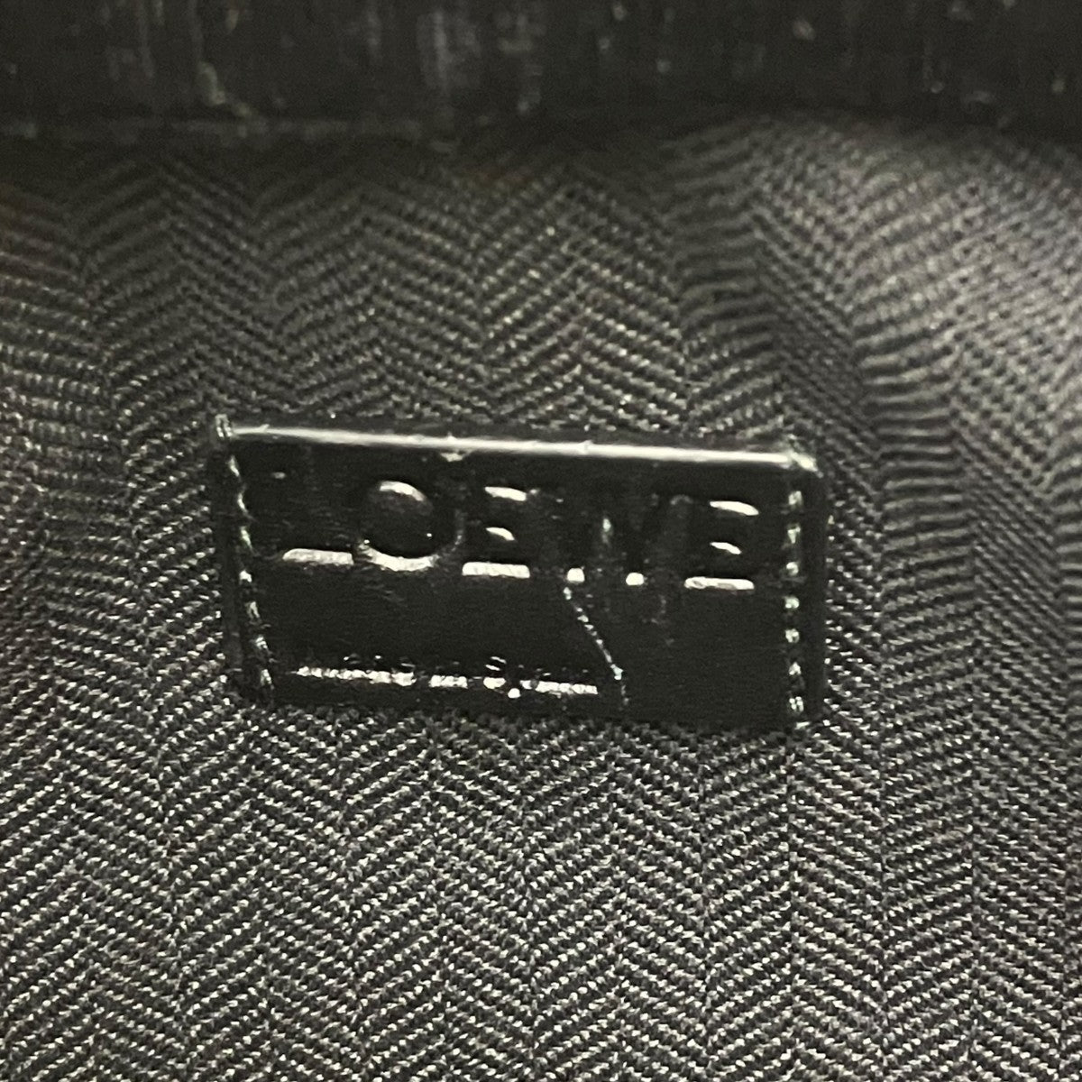 LOEWE ベロアエンブロイダリークラッチバッグ 古着・中古-7枚目のアイテム画像