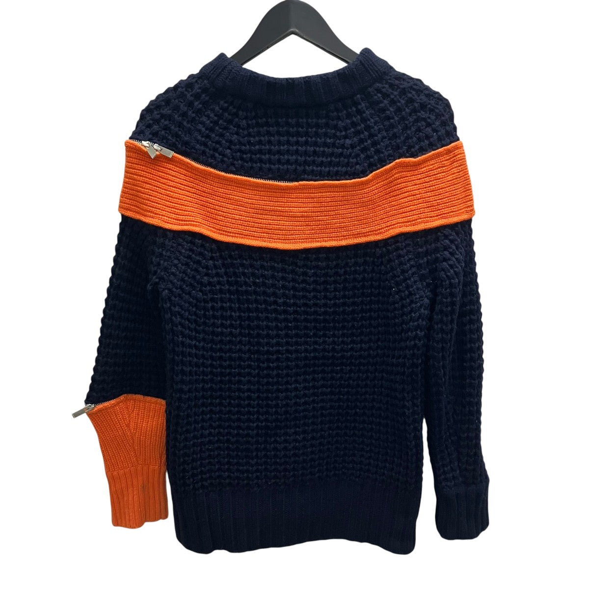 sacai ジップアタッチメントニット 古着・中古-3枚目のアイテム画像