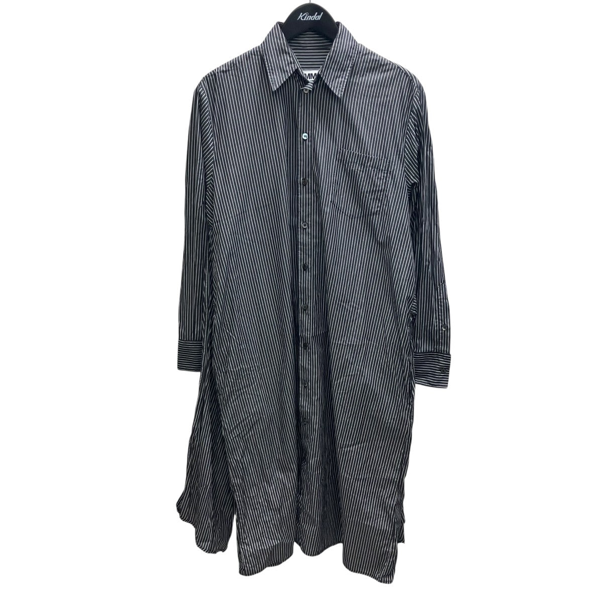 MM6 Maison Margiela ストライプロングシャツ 古着・中古-1枚目のアイテム画像