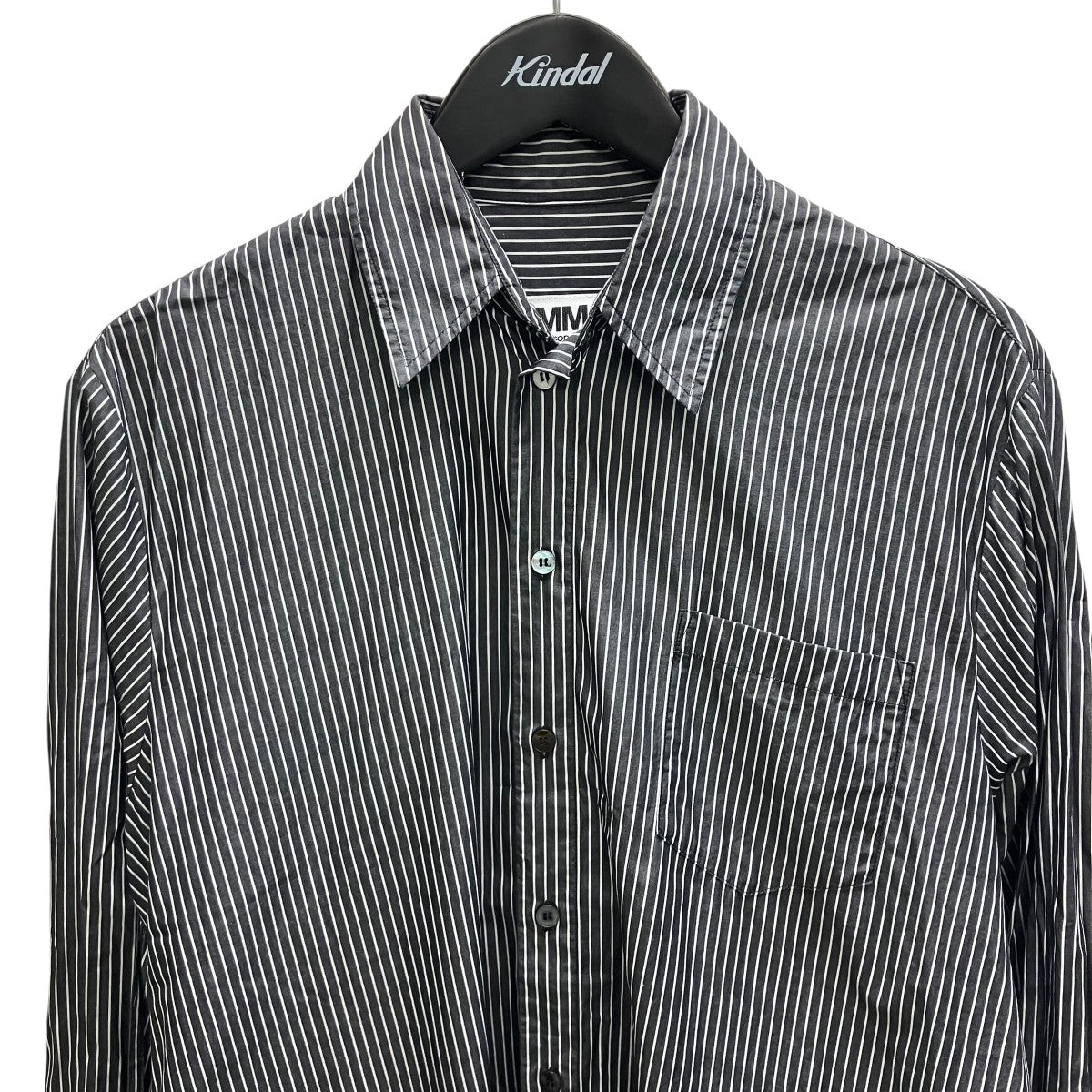 MM6 Maison Margiela(マルタンマルジェラ) ストライプロングシャツ
