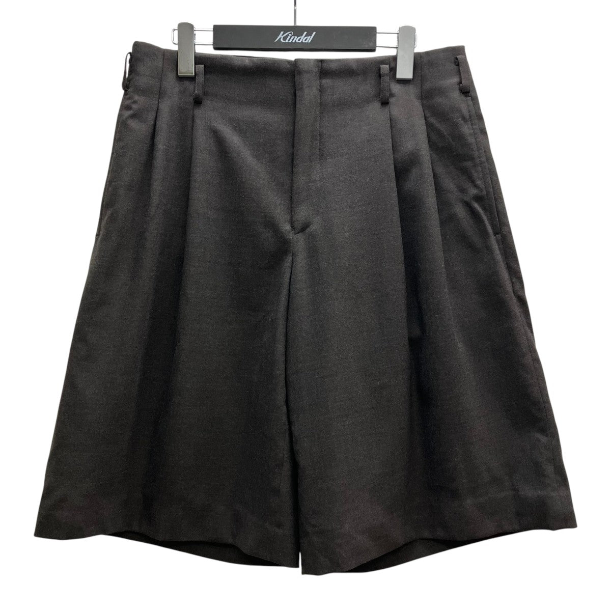 25SS  THE HOPE OF LIGHT Wool Polyester Two-Tuck Wide Shorts ショートパンツ