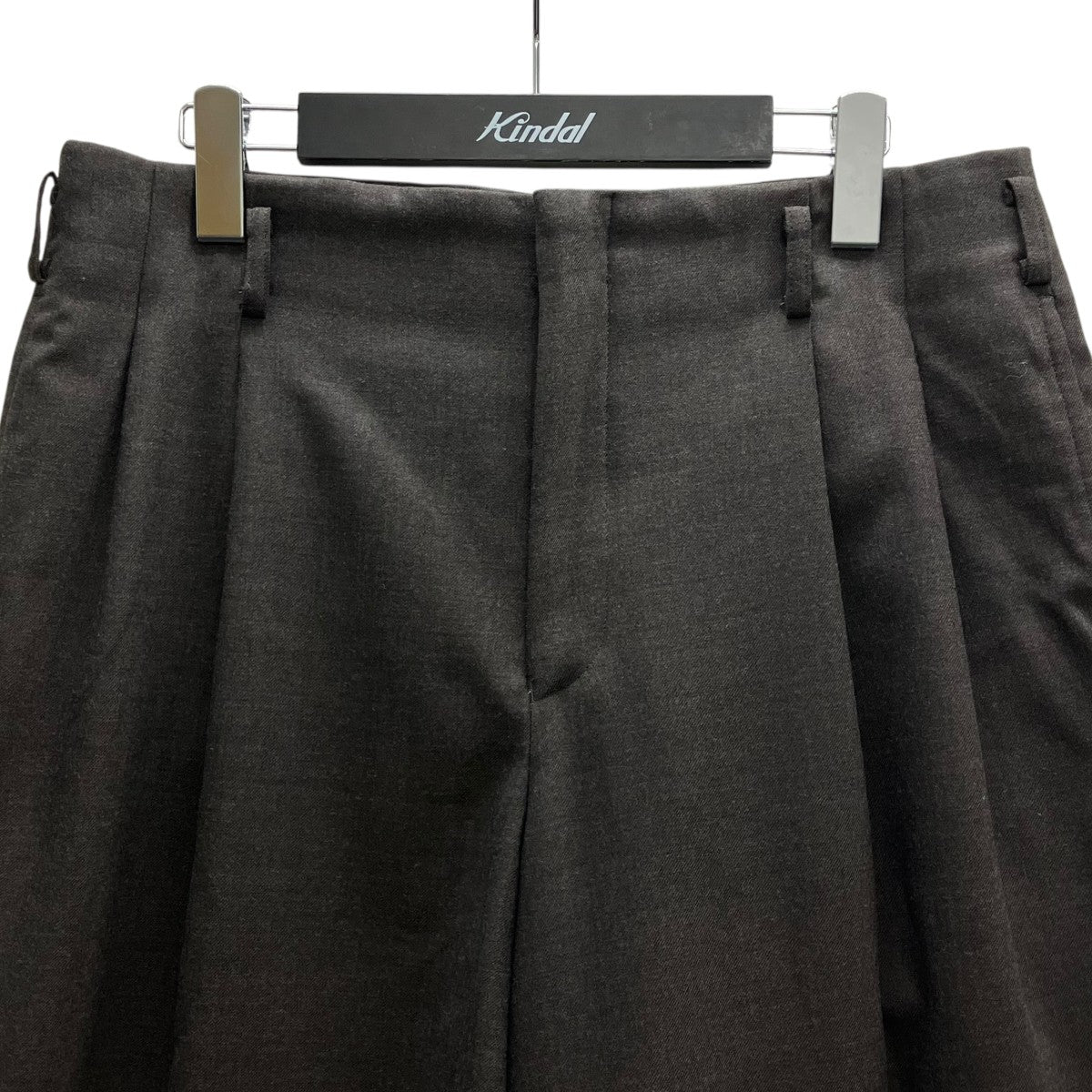 25SS  THE HOPE OF LIGHT Wool Polyester Two-Tuck Wide Shorts ショートパンツ