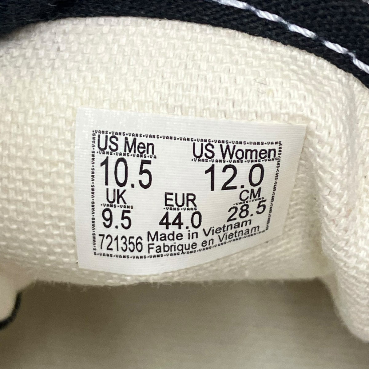 VANS×VALENTINO ローカットスニーカー 古着・中古-9枚目のアイテム画像
