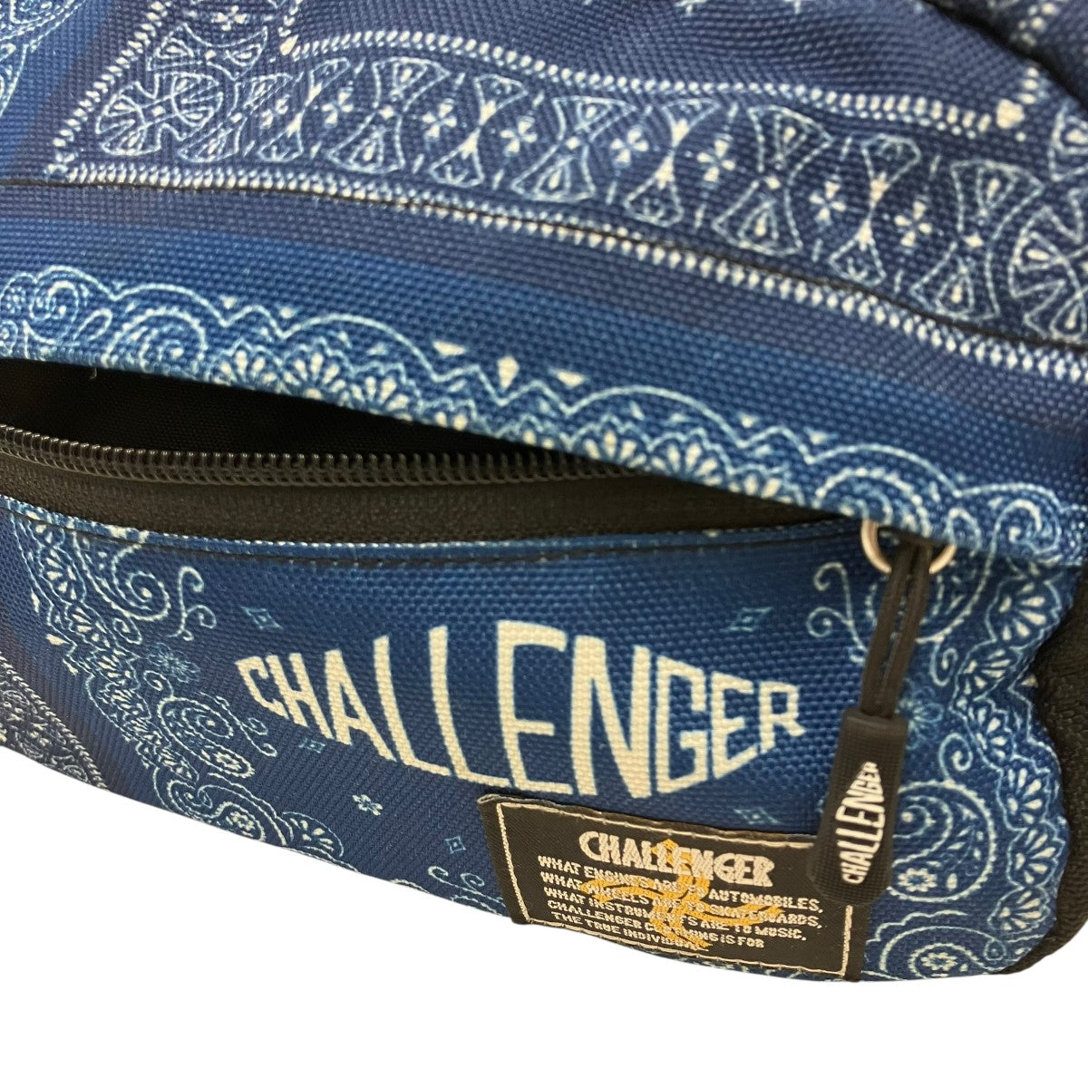 CHALLENGER BANDANA SHOULDER POUCHショルダーポーチ 古着・中古-6枚目のアイテム画像