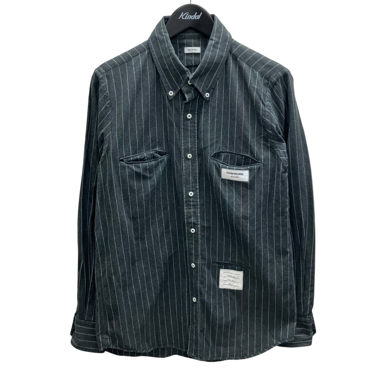 Thom Browne ストライプシャツ 古着・中古-1枚目のアイテム画像