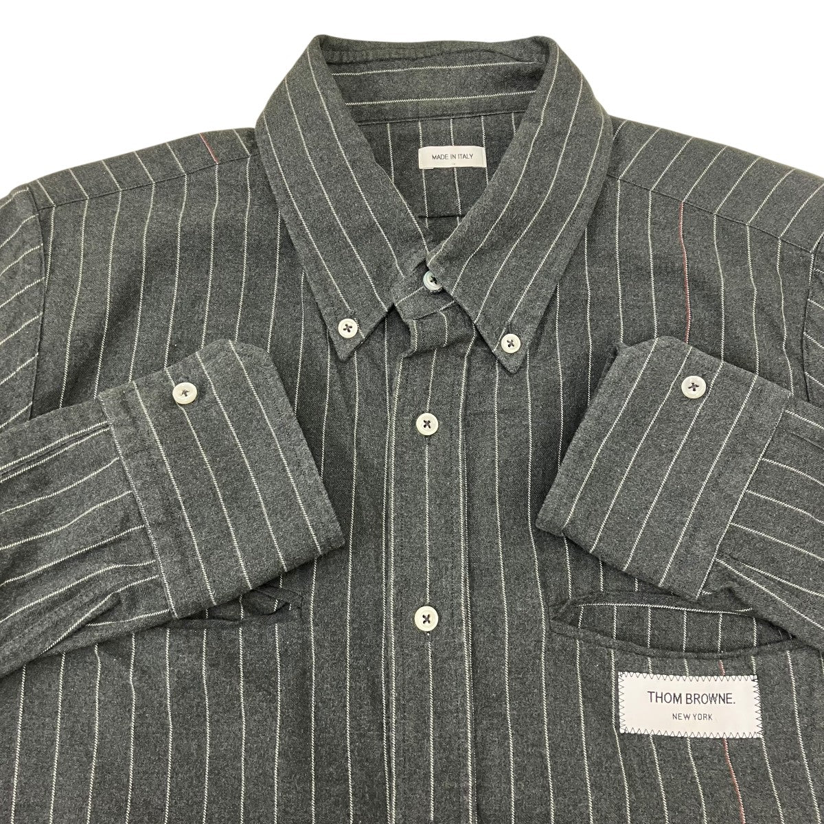 Thom Browne ストライプシャツ 古着・中古-5枚目のアイテム画像
