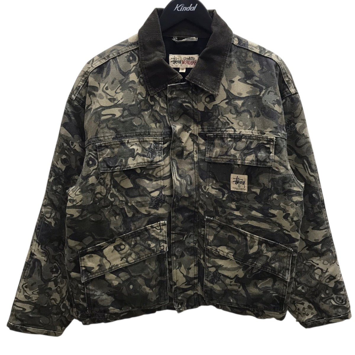 washed canvas shop jacketワークジャケット