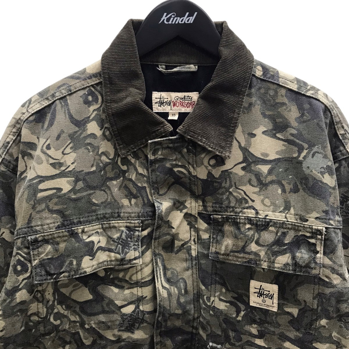 washed canvas shop jacketワークジャケット