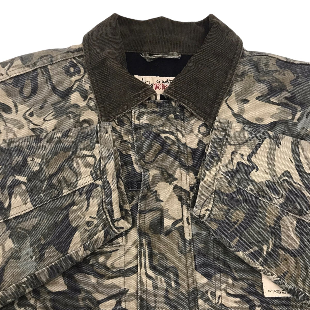 washed canvas shop jacketワークジャケット
