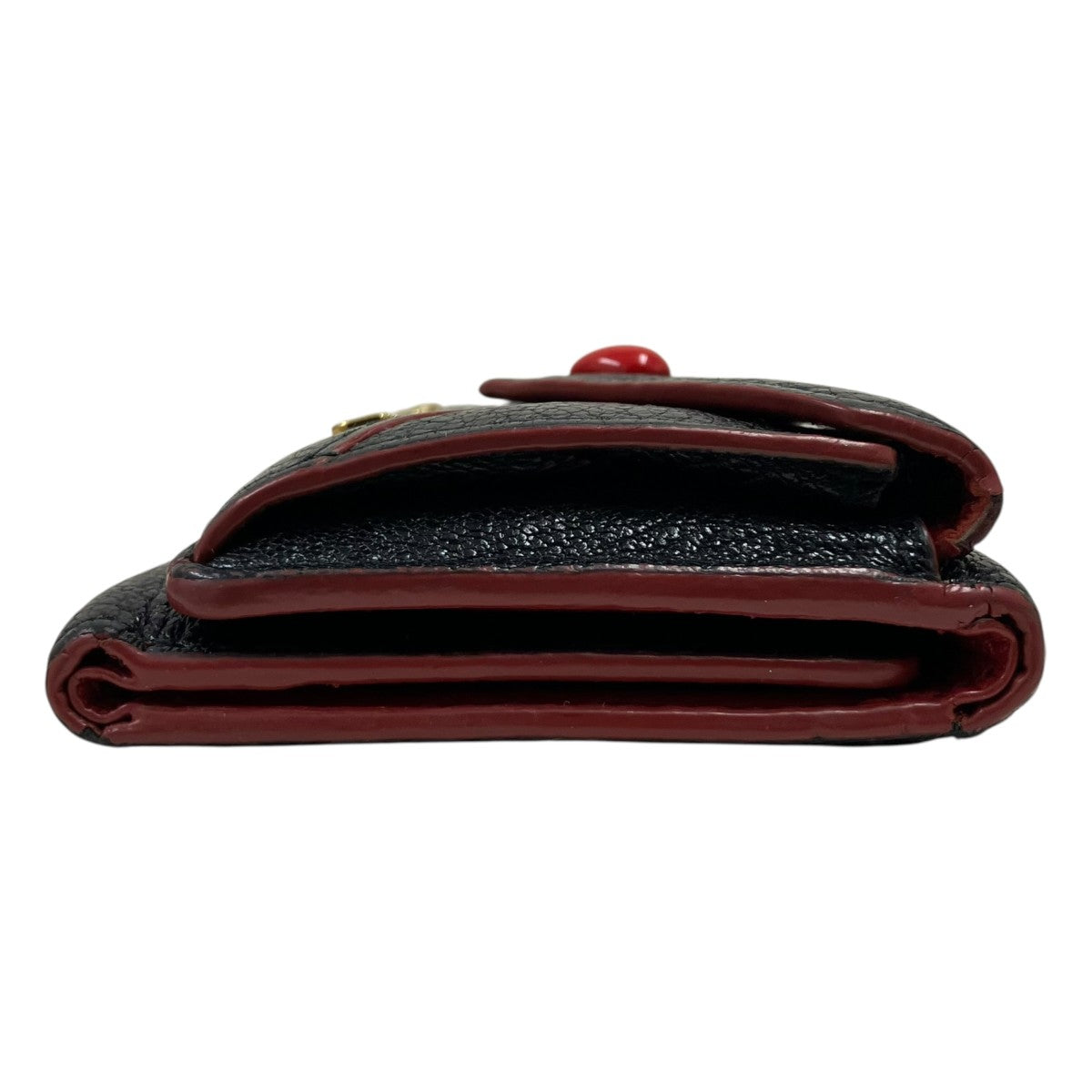 MIU MIU MADRAS LOVE 3つ折り財布 古着・中古-3枚目のアイテム画像