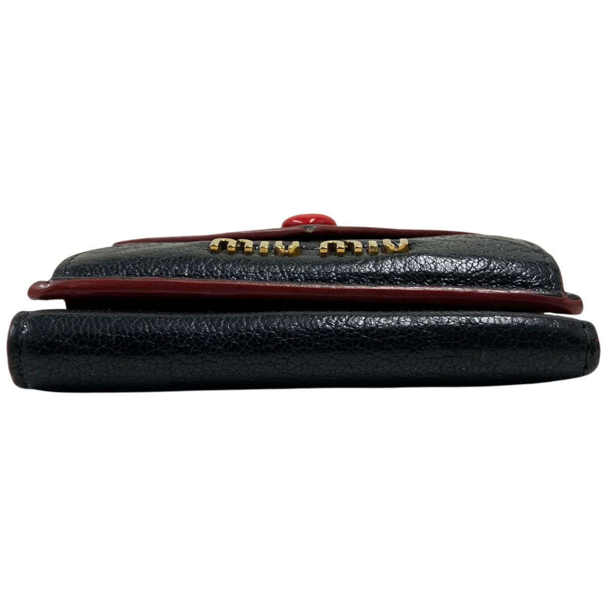 MIU MIU MADRAS LOVE 3つ折り財布 古着・中古-4枚目のアイテム画像