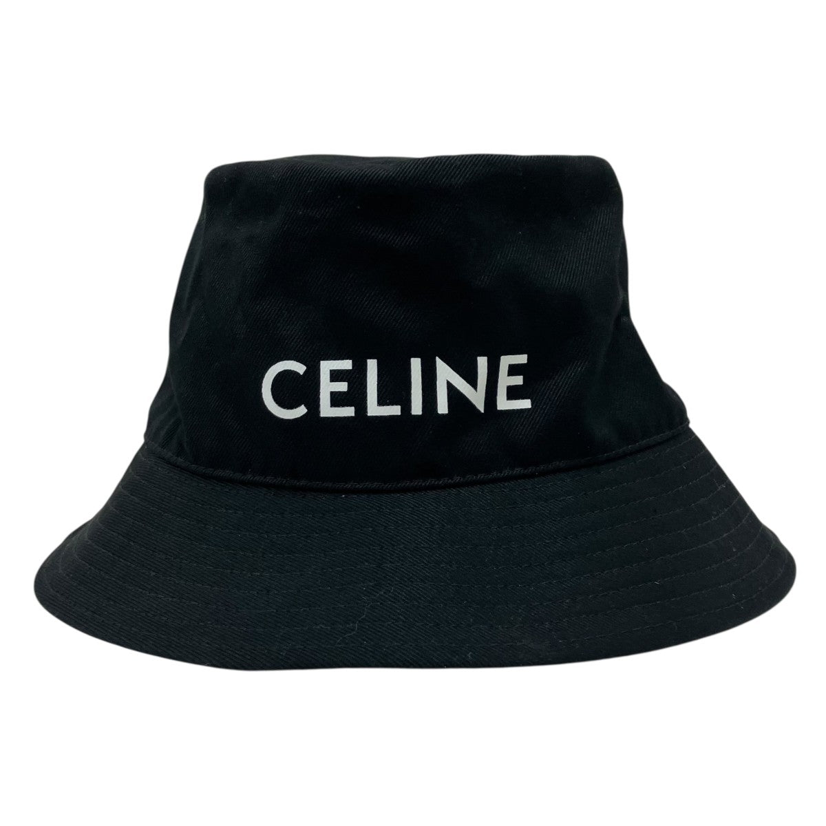 【美品】CELINE バケットハット サイズM 黒 CELINE(セリーヌ) バケットハット ブラック サイズ M｜【公式
