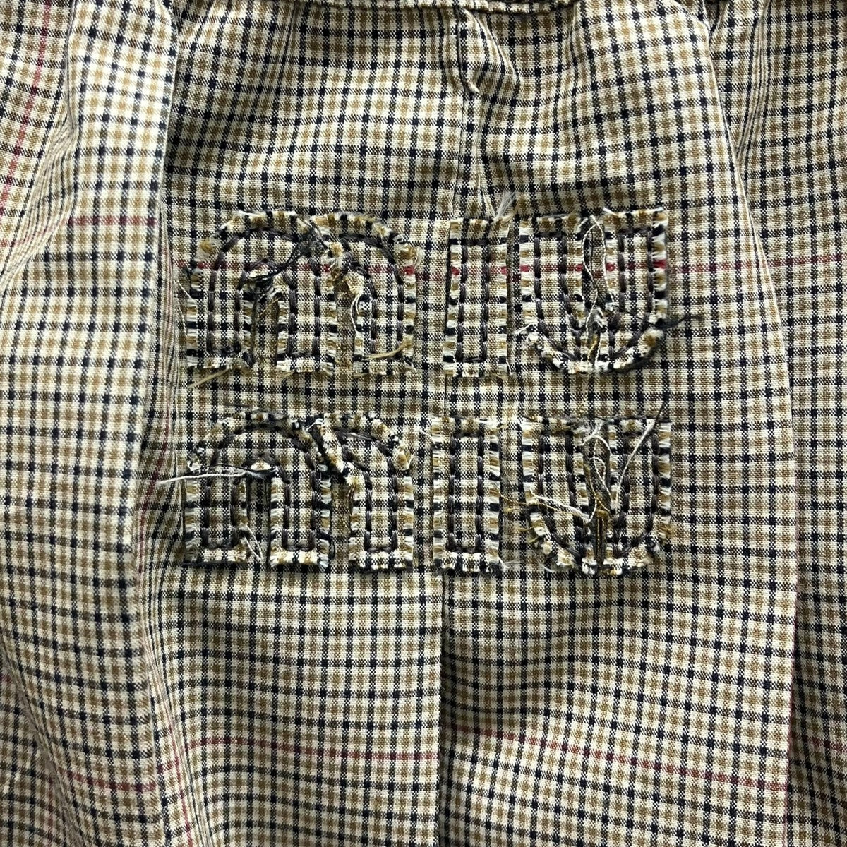MIU MIU チェックスカート 古着・中古-3枚目のアイテム画像