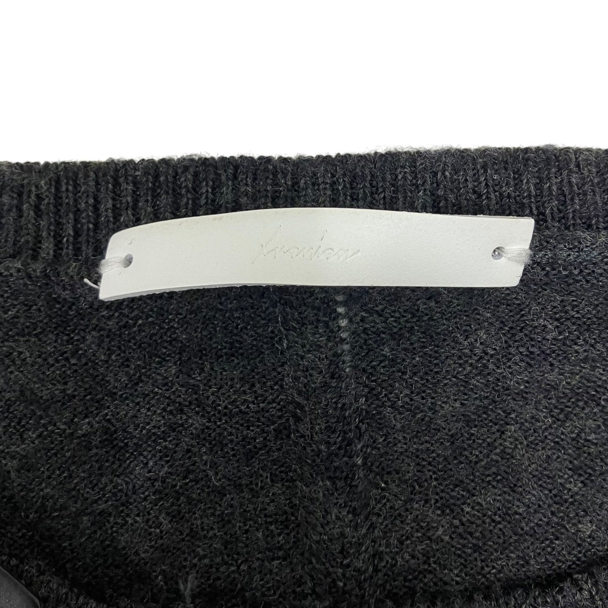 WOOL CREW-NECK KNIT PULLOVER ウールニット
