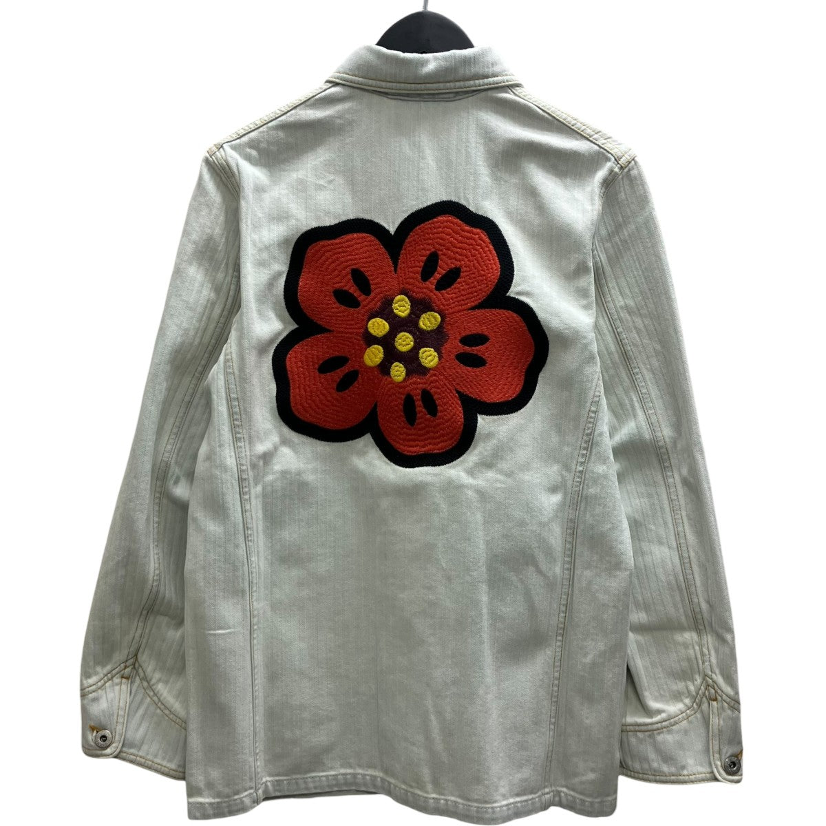KENZO エンブロイダリー ワークウエア ジャケット 古着・中古-2枚目のアイテム画像
