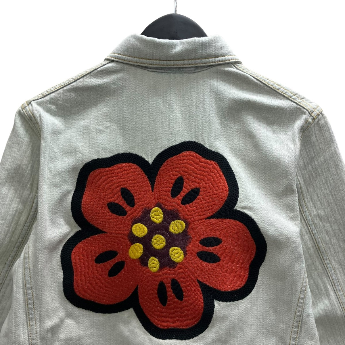 KENZO エンブロイダリー ワークウエア ジャケット 古着・中古-4枚目のアイテム画像