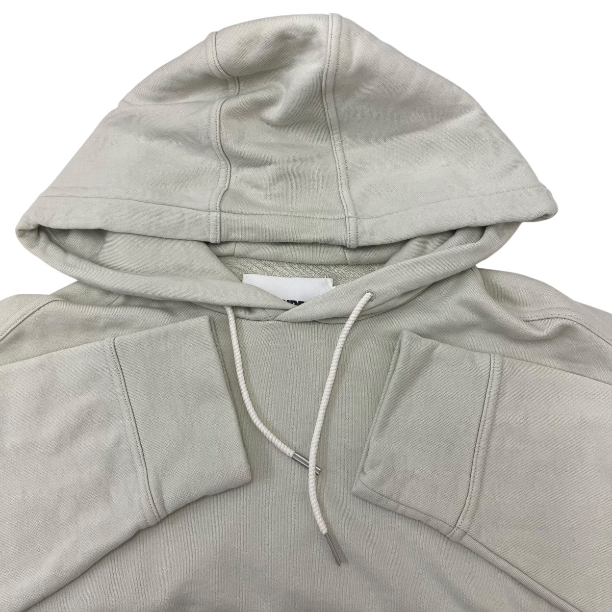 JIL SANDER NAVY ロゴ刺繍フーデイ 古着・中古-5枚目のアイテム画像