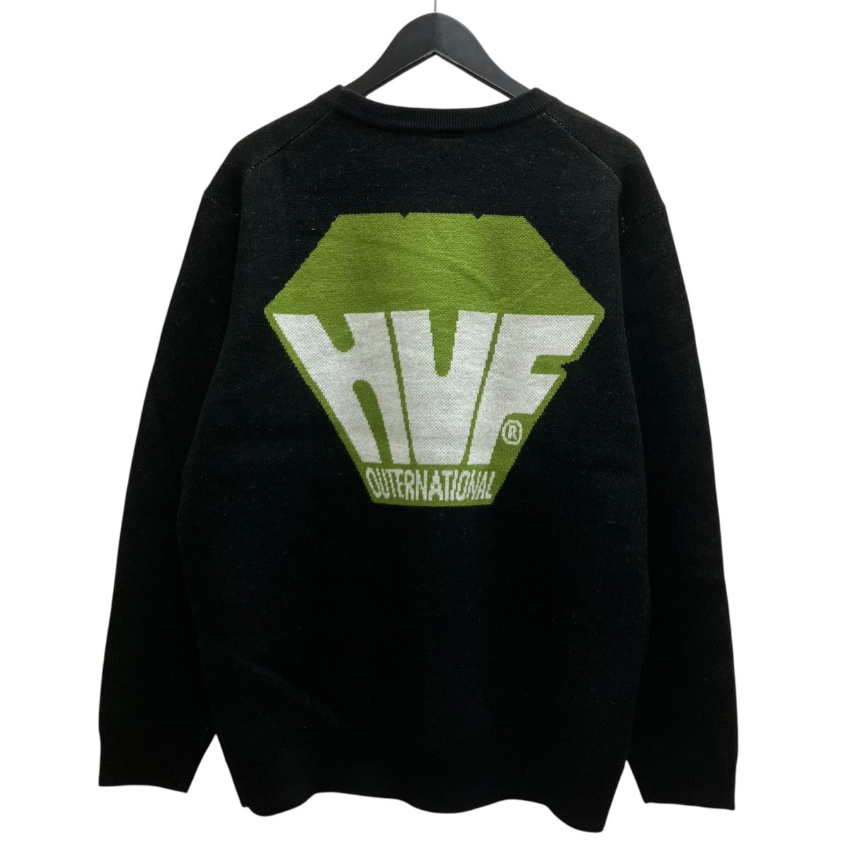 BIG BLOCK CREW SWEATERウールニット