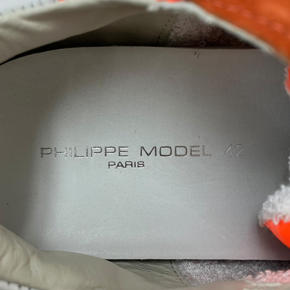 PHILIPPE MODEL×1piu1uguale3 ローカットスニーカー 古着・中古-8枚目のアイテム画像