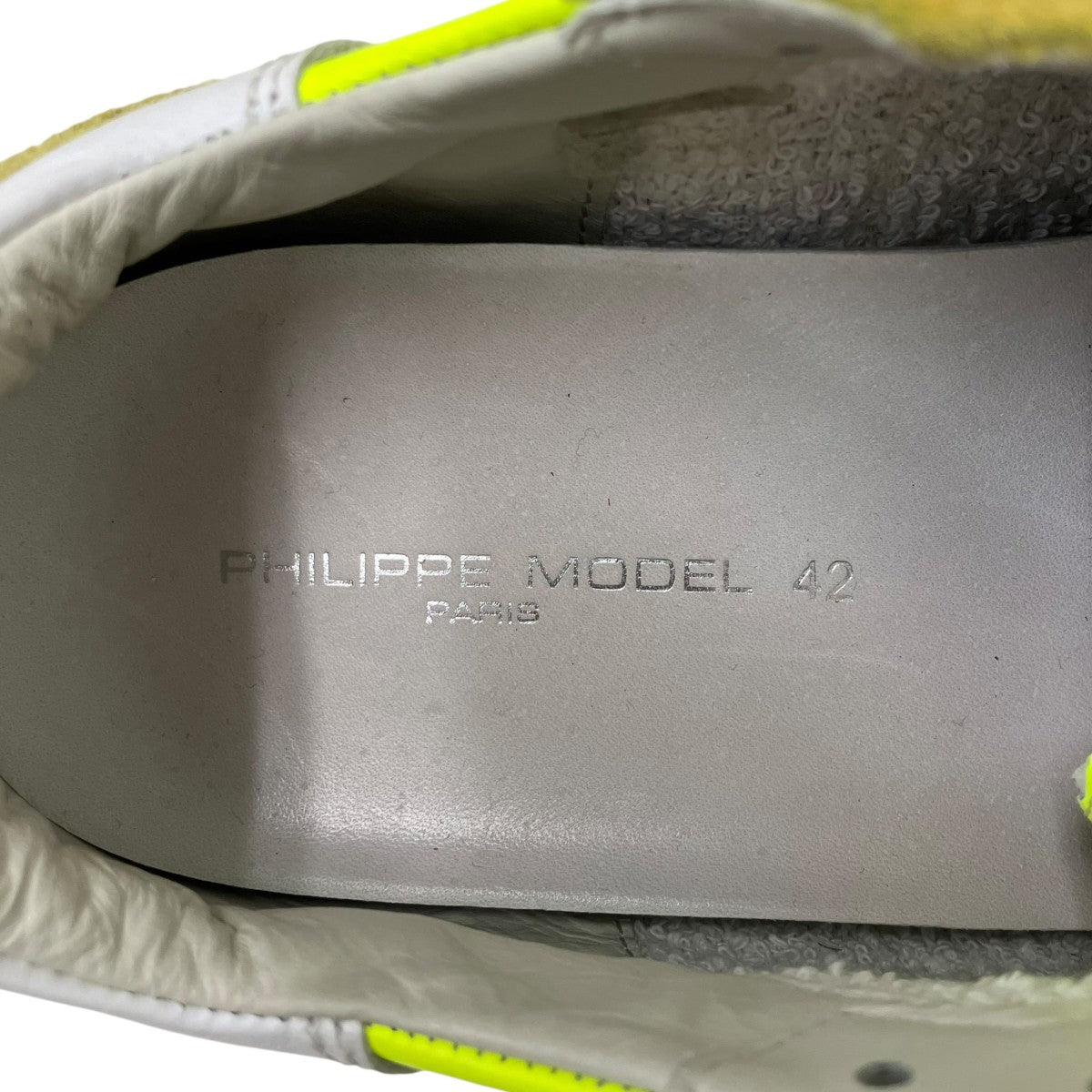 PHILIPPE MODEL×1piu1uguale3 ローカットスニーカー 古着・中古-7枚目のアイテム画像