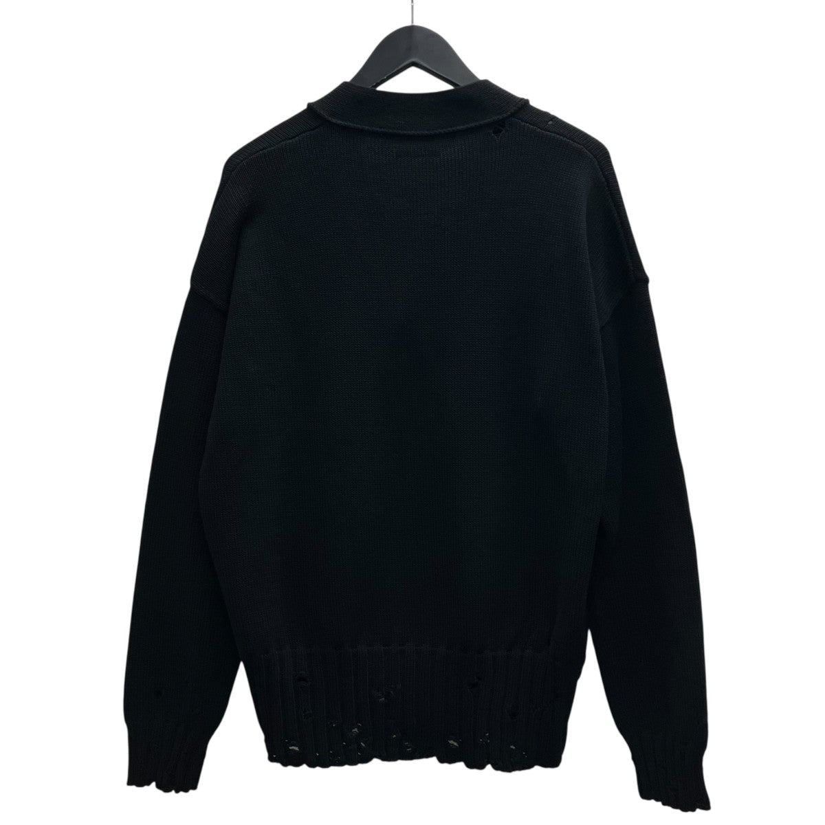 MARNI 25AW コットンニットダメージカーディガン 古着・中古-2枚目のアイテム画像