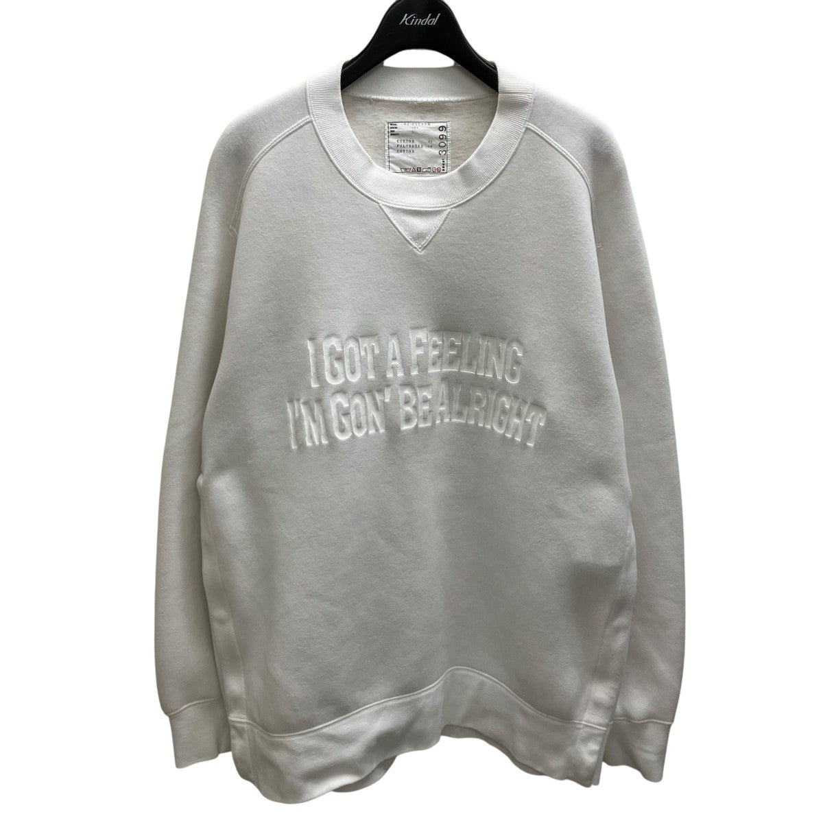sacai クルーネックスウェット 古着・中古-1枚目のアイテム画像