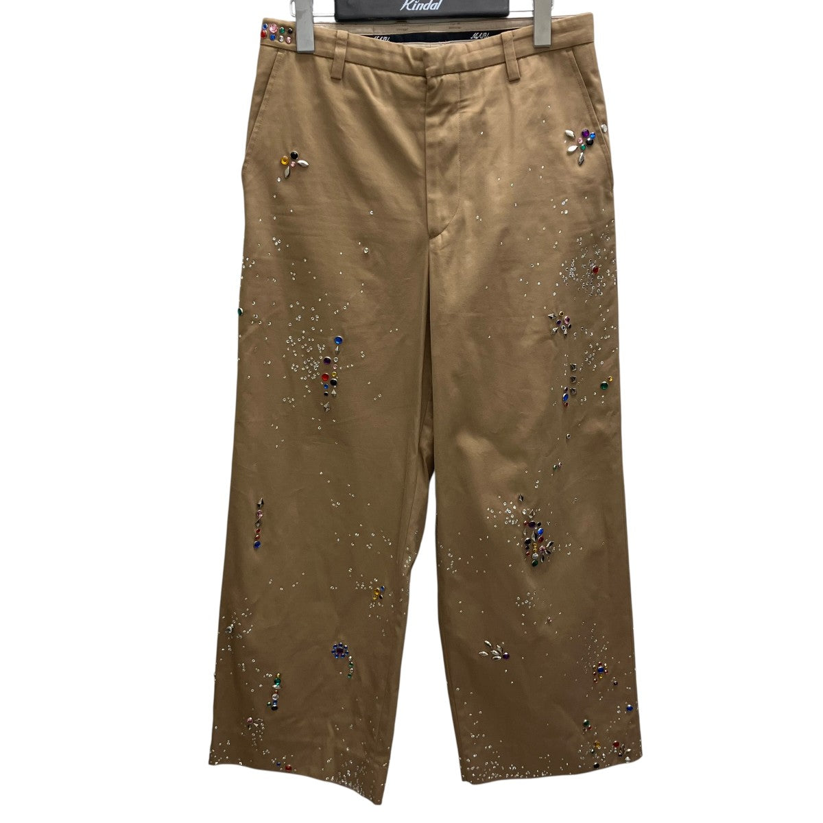 MASU GALAXY STRAIGHT TROUSERS ビジューストレートパンツ 古着・中古-1枚目のアイテム画像