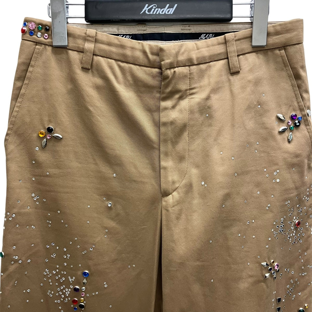 MASU GALAXY STRAIGHT TROUSERS ビジューストレートパンツ 古着・中古-2枚目のアイテム画像