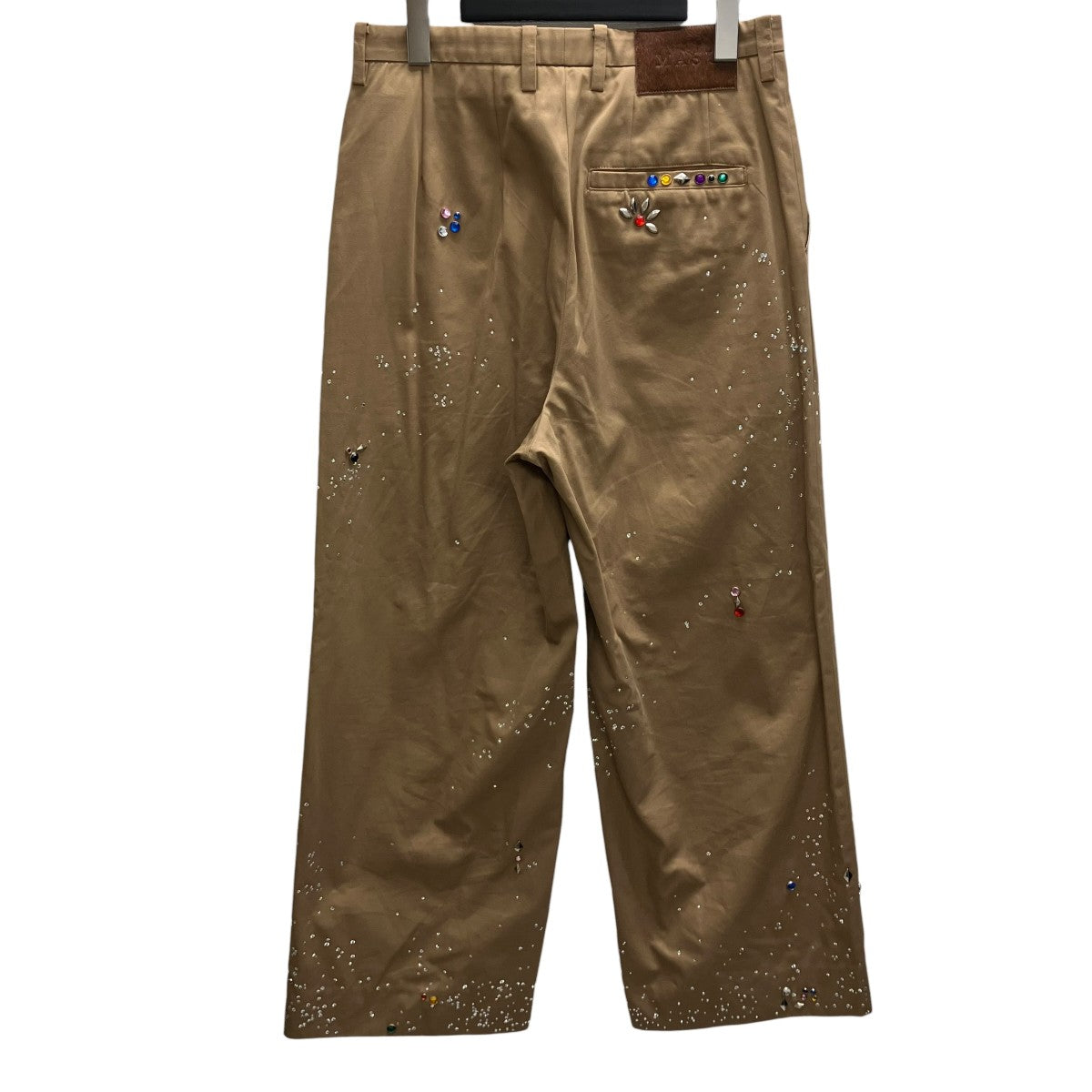 MASU GALAXY STRAIGHT TROUSERS ビジューストレートパンツ 古着・中古-3枚目のアイテム画像