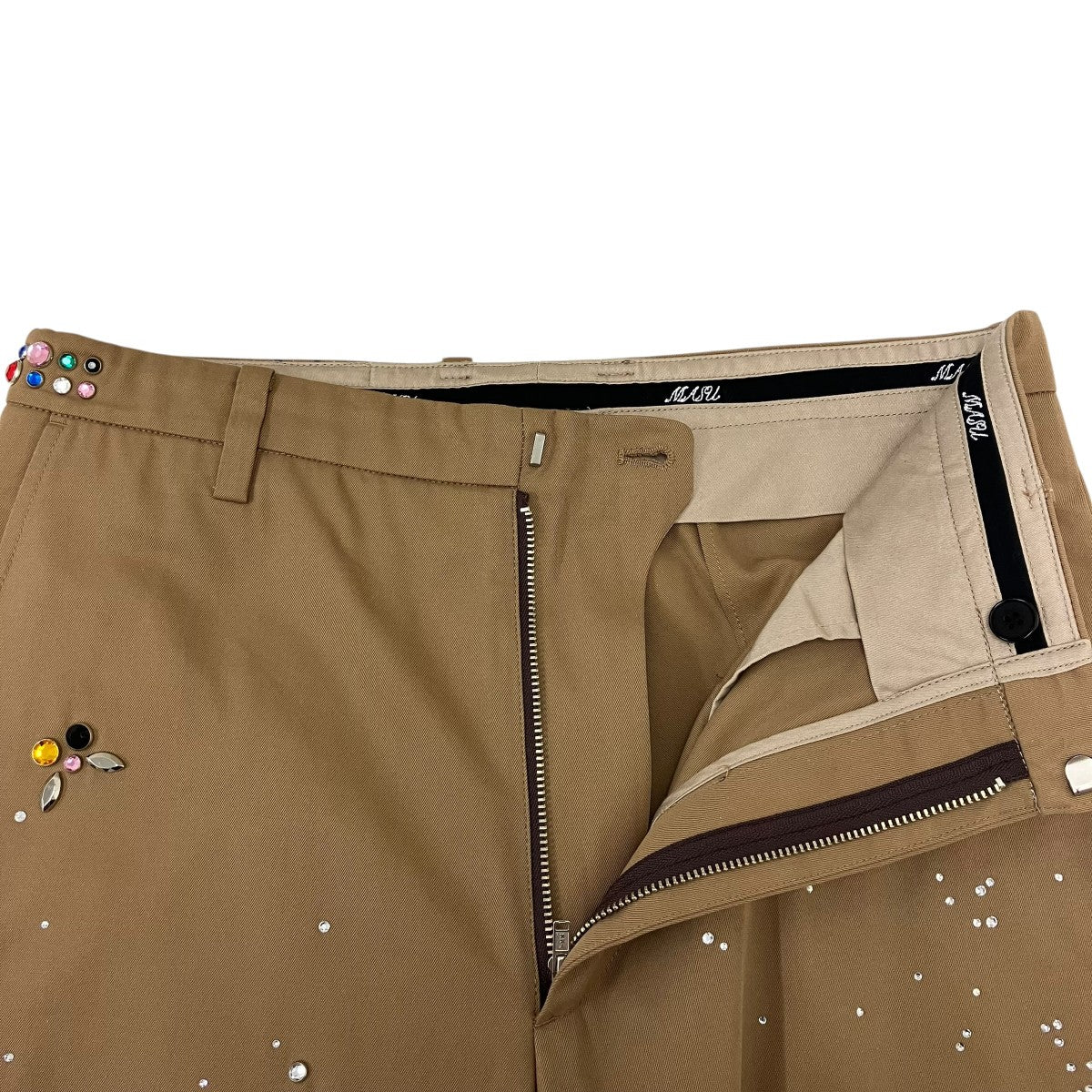 MASU GALAXY STRAIGHT TROUSERS ビジューストレートパンツ 古着・中古-5枚目のアイテム画像