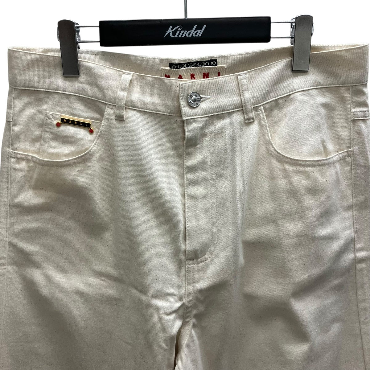 MARNI ストレートコットンパンツ 古着・中古-2枚目のアイテム画像