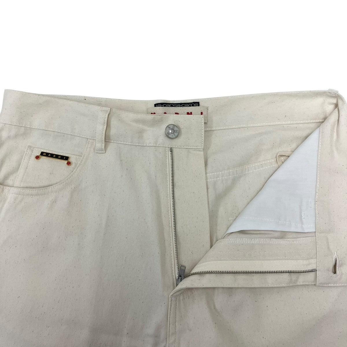 MARNI ストレートコットンパンツ 古着・中古-5枚目のアイテム画像