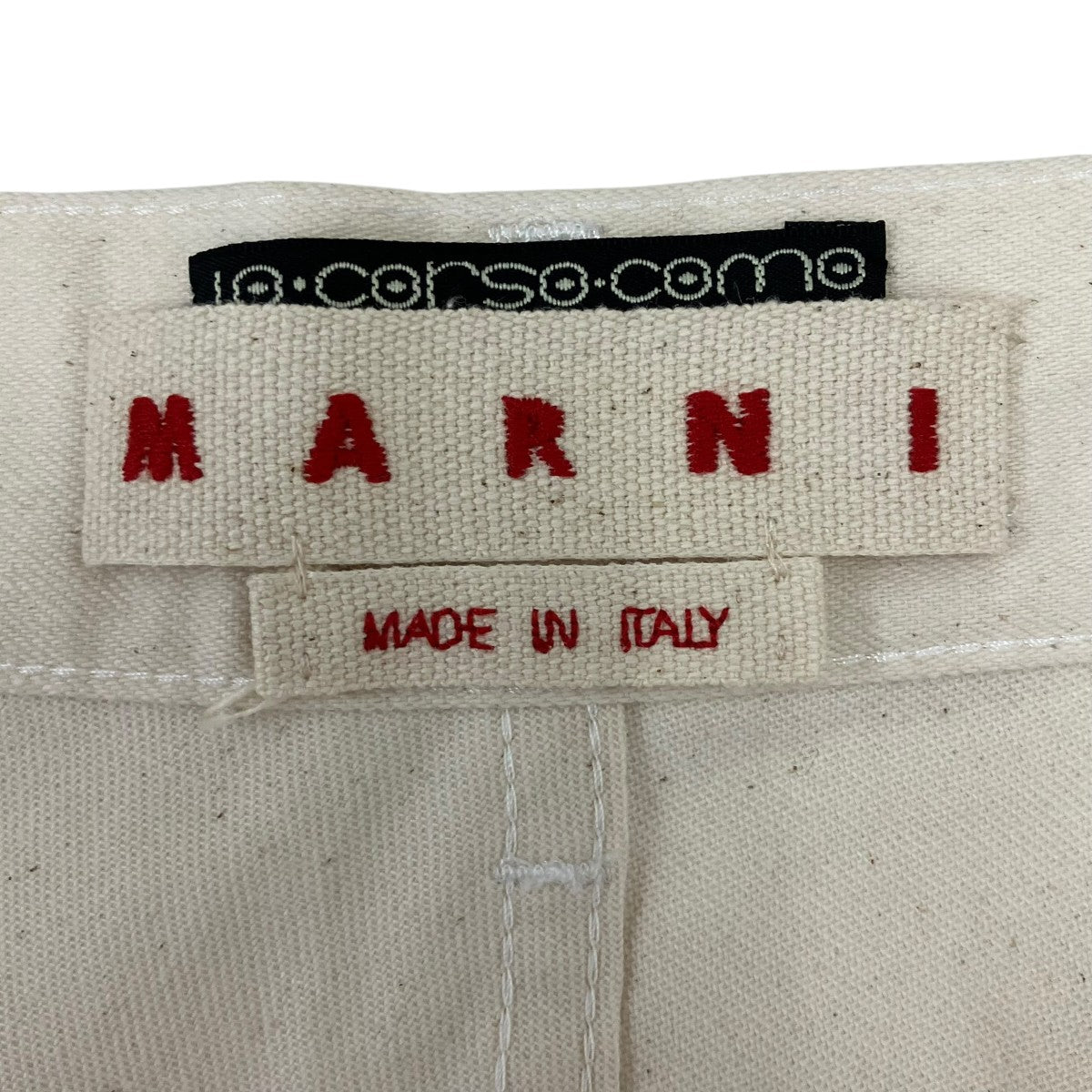 MARNI ストレートコットンパンツ 古着・中古-7枚目のアイテム画像