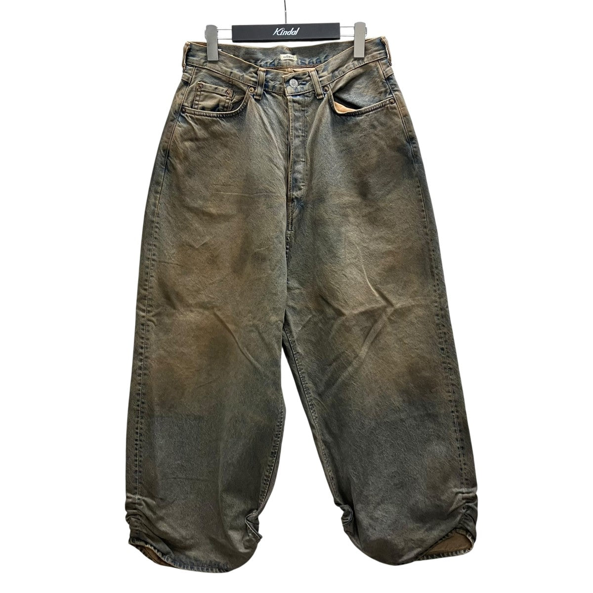 refomed×EDWIN FRESH MAN DENIM WIDE PANTS デニムパンツ 古着・中古-1枚目のアイテム画像