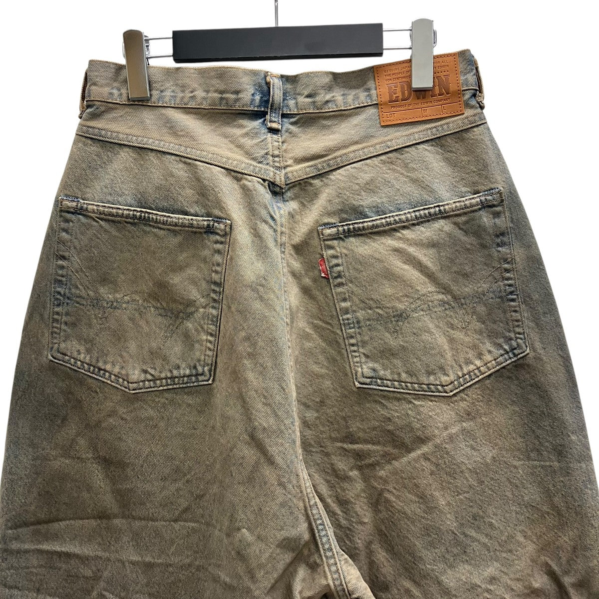 refomed×EDWIN FRESH MAN DENIM WIDE PANTS デニムパンツ 古着・中古-4枚目のアイテム画像