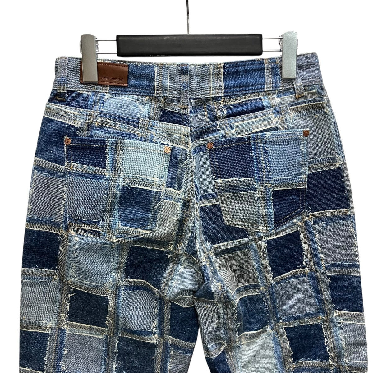 ANDERSSON BELL RODE PATCHWORK PRINT DENIM PANTSデニムパンツ 古着・中古-4枚目のアイテム画像