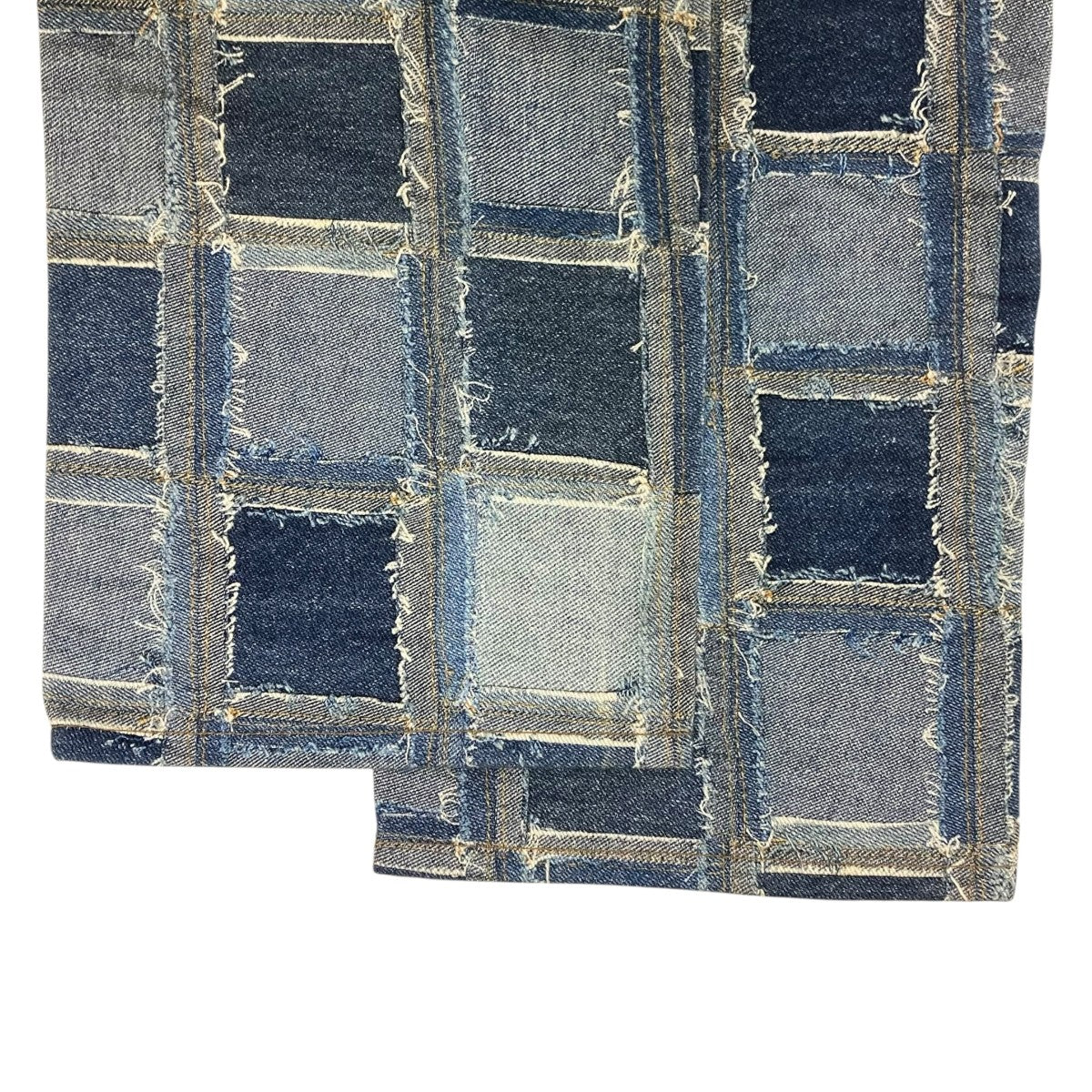 ANDERSSON BELL RODE PATCHWORK PRINT DENIM PANTSデニムパンツ 古着・中古-7枚目のアイテム画像